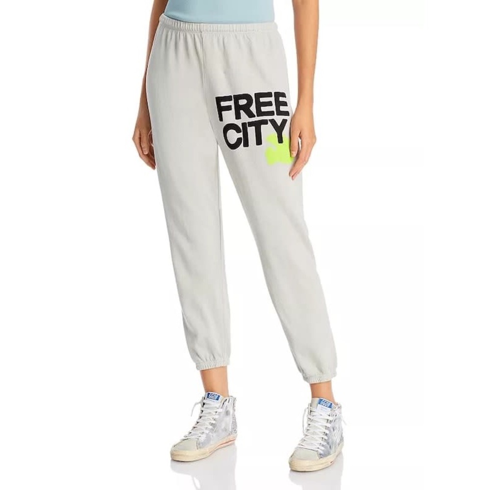 Freecity Logo Cotton Sweatpants in
